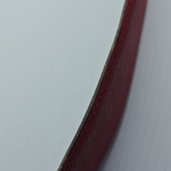 Leather Belt Red