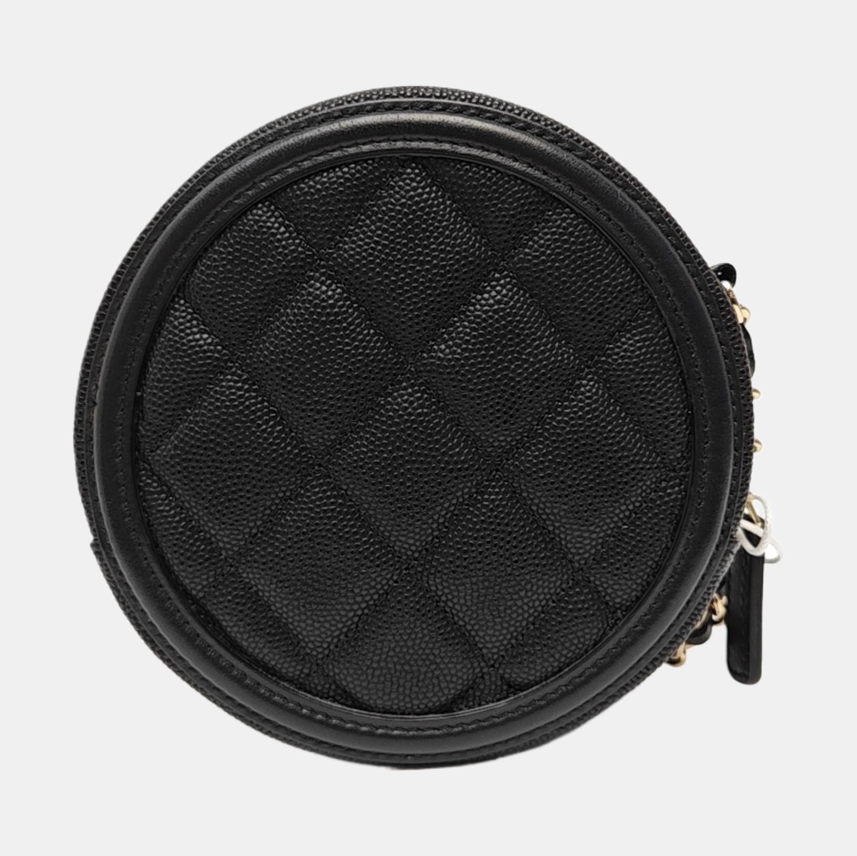 FILIGREE Quilted Grained Calfskin Black