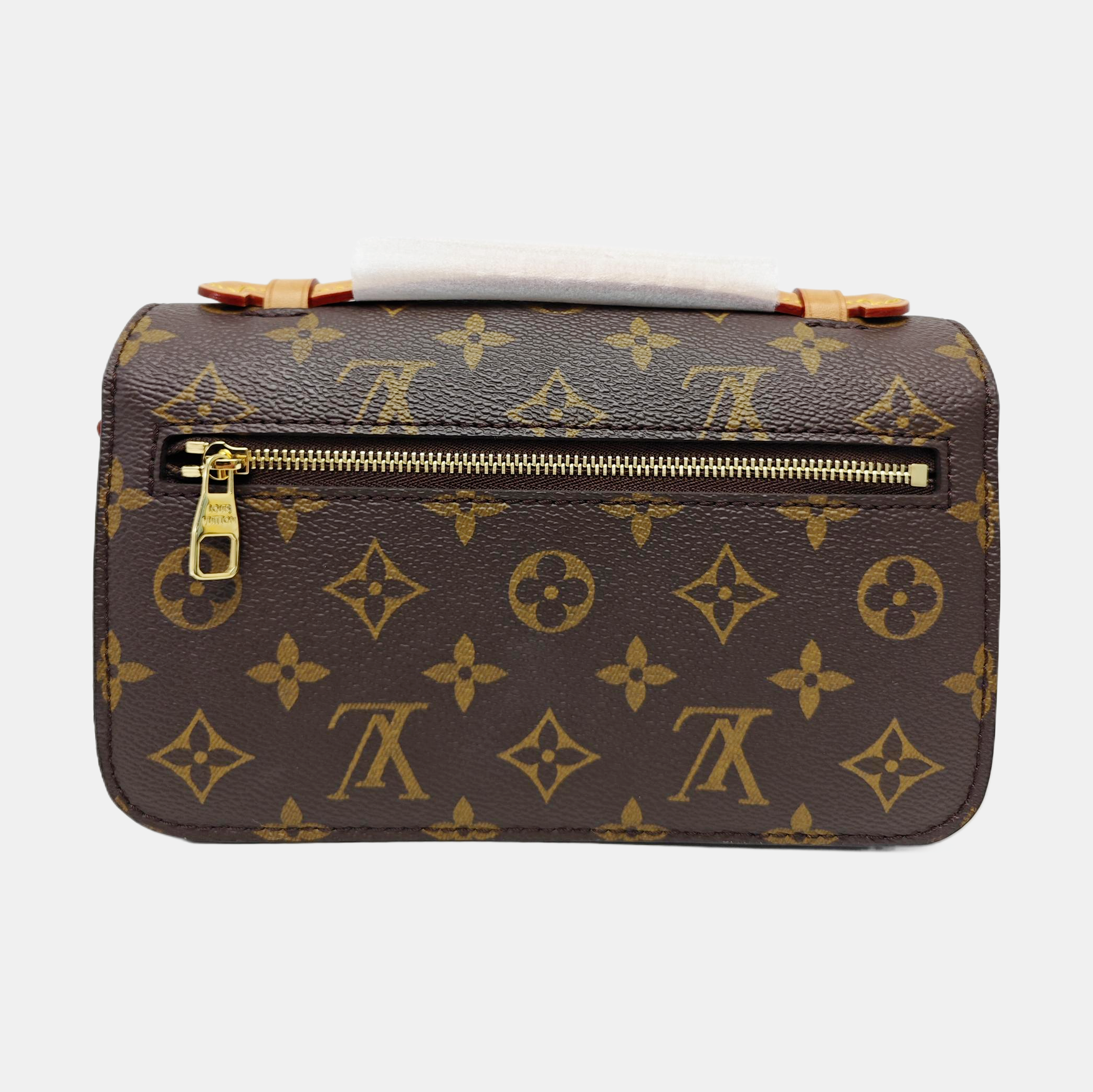 MÉTIS EAST WEST Monogram Coated Canvas Brown