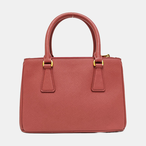 Galleria Small Saffiano Calfskin Red
