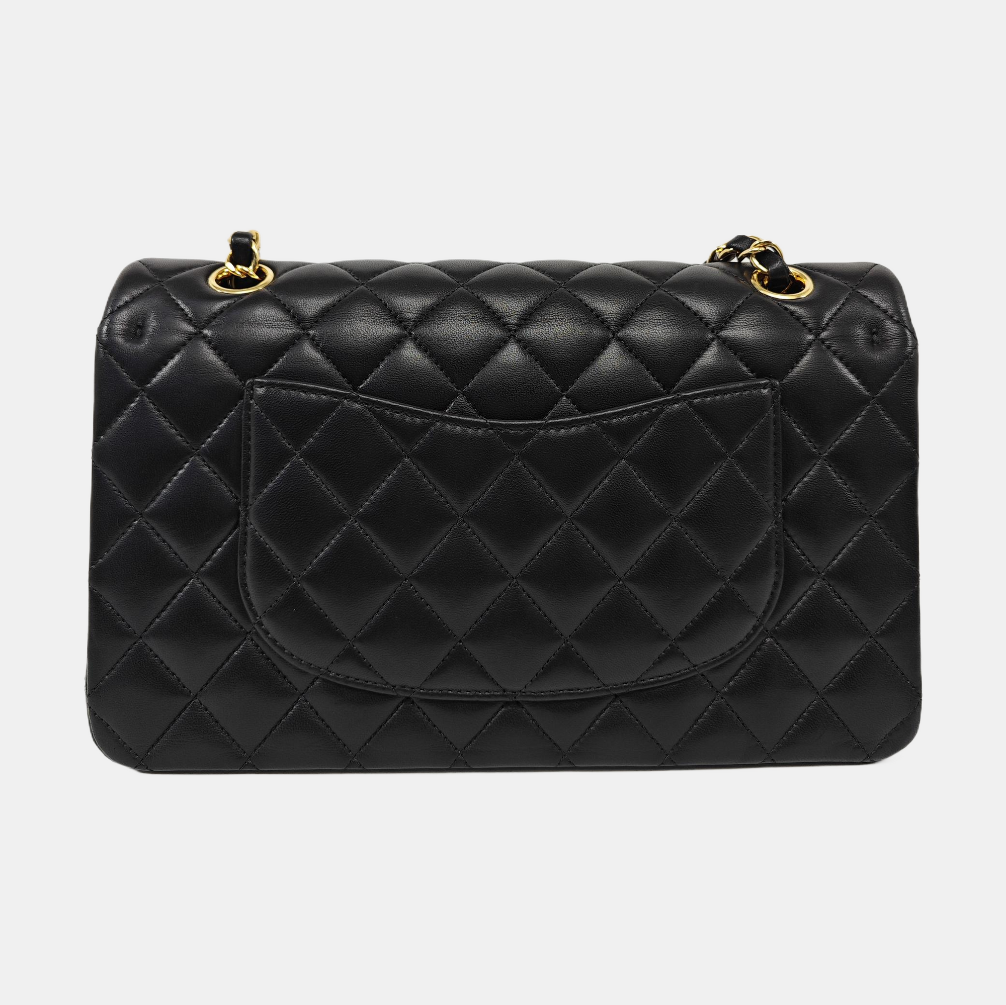 CLASSIC FLAP Medium Quilted Lambskin Black