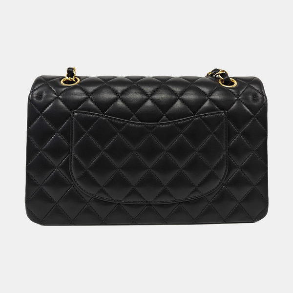 CLASSIC FLAP Medium Quilted Lambskin Black