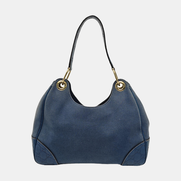 Monogram Canvas Top Handle Bag Blue