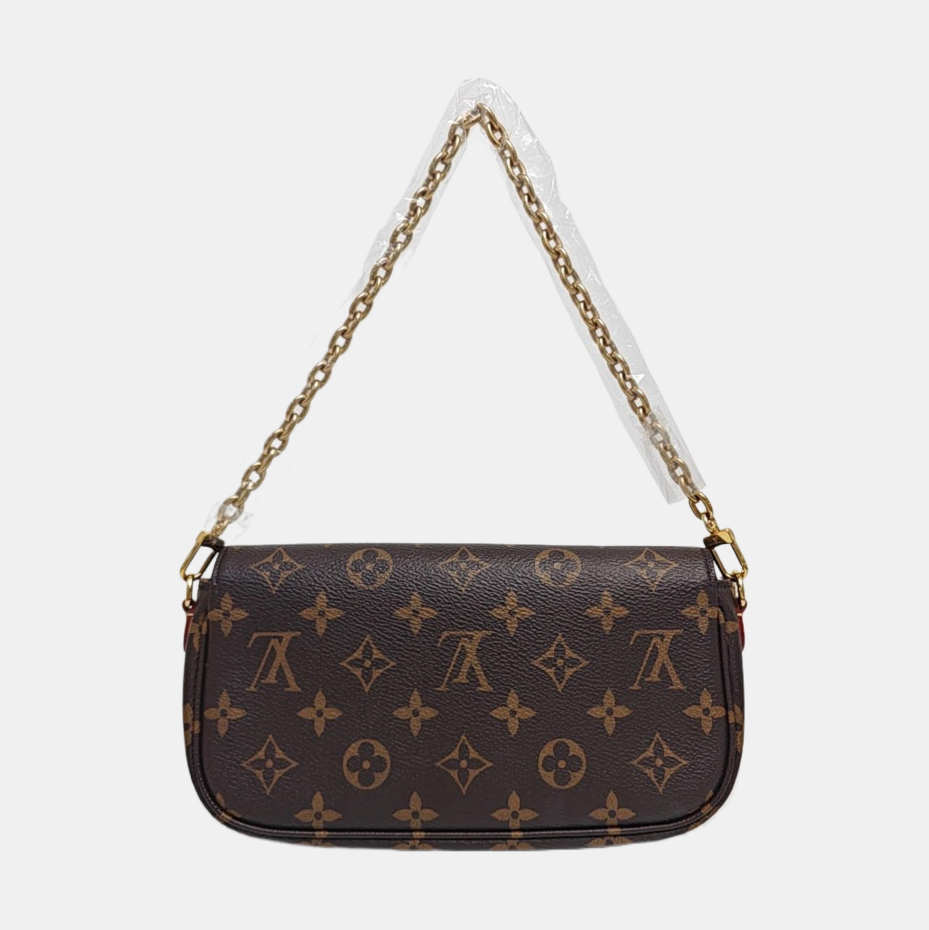 IVY Monogram Coated Canvas Brown
