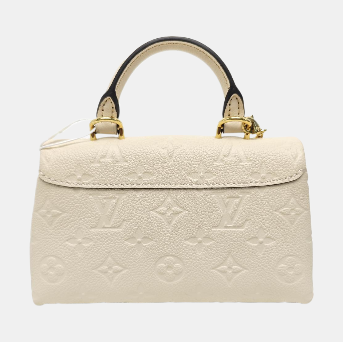 NANO MADELEINE Nano Monogram Calfskin Beige