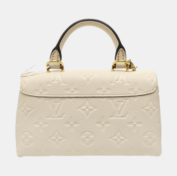 NANO MADELEINE Nano Monogram Calfskin Beige