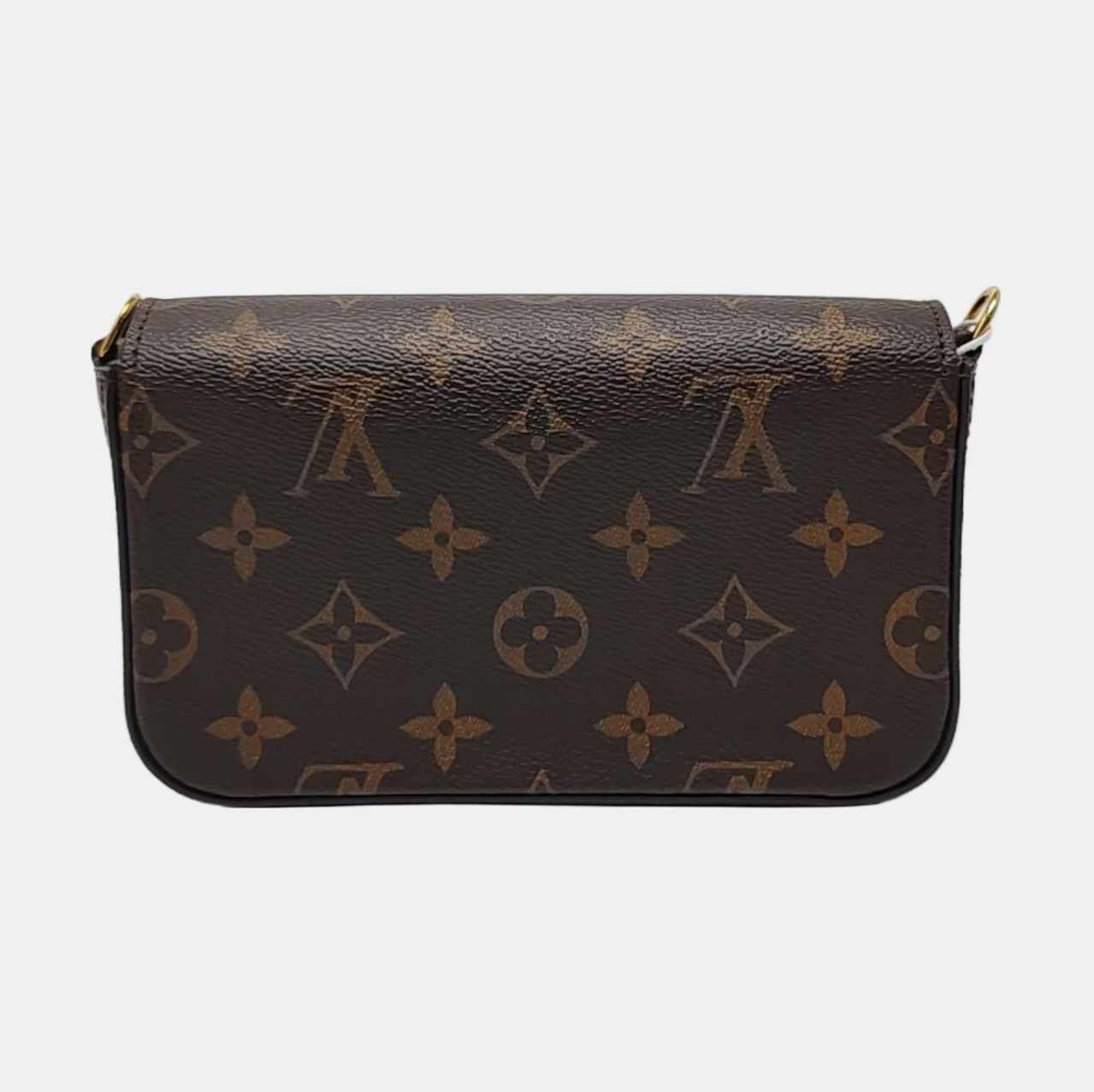 FÉLICIE Monogram Coated Canvas Brown