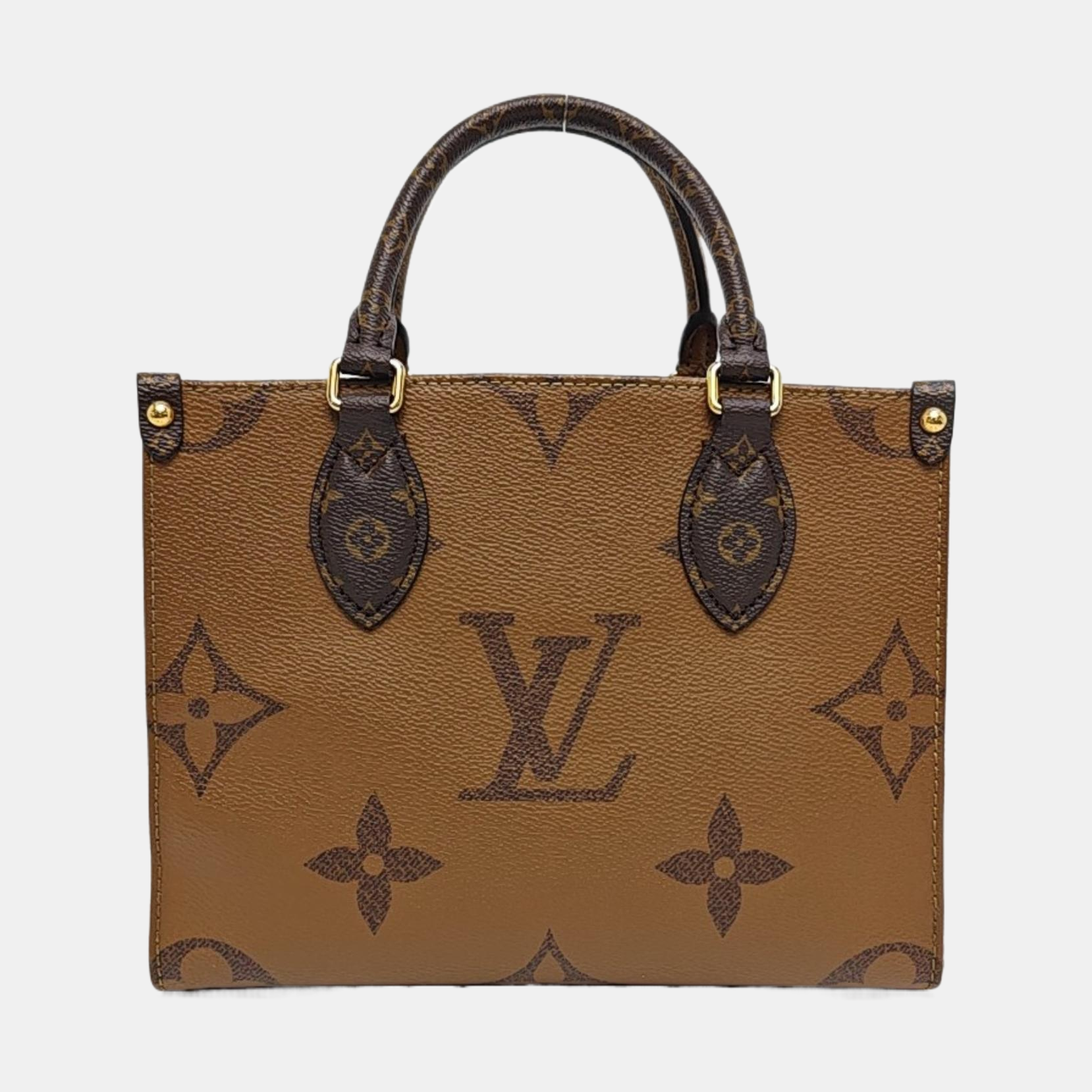 ONTHEGO PM Monogram Coated Canvas Brown