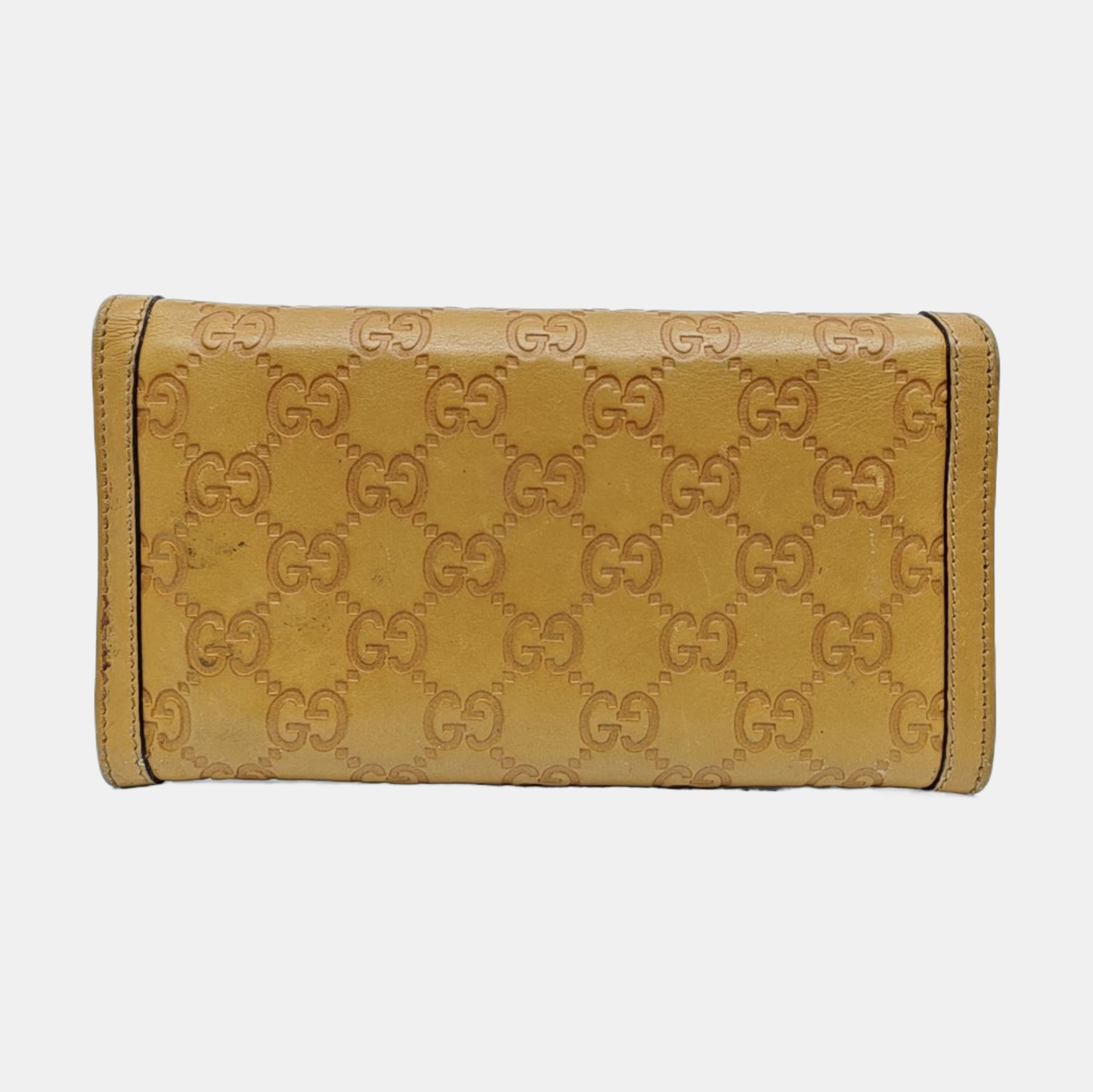 Monogram Calfskin Wallet Yellow
