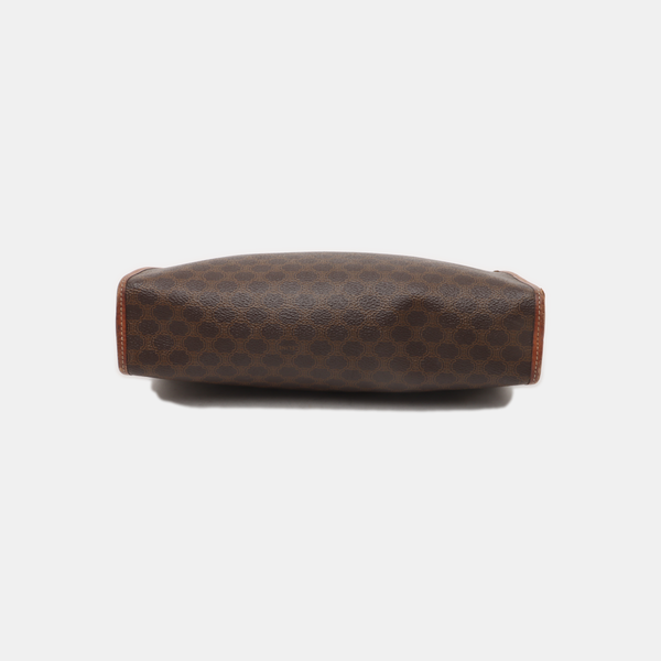 MACADAM CLUTCHES Coated Canvas Brown
