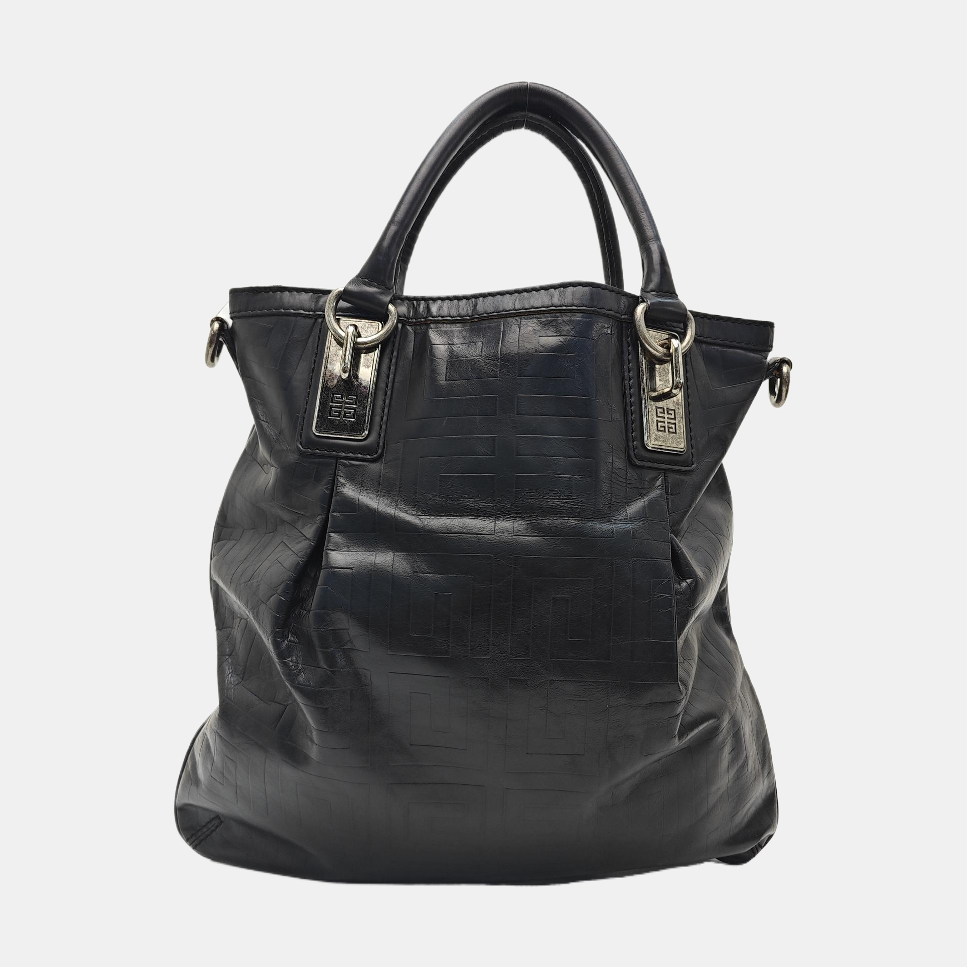 Calfskin Shoulder Bag Black
