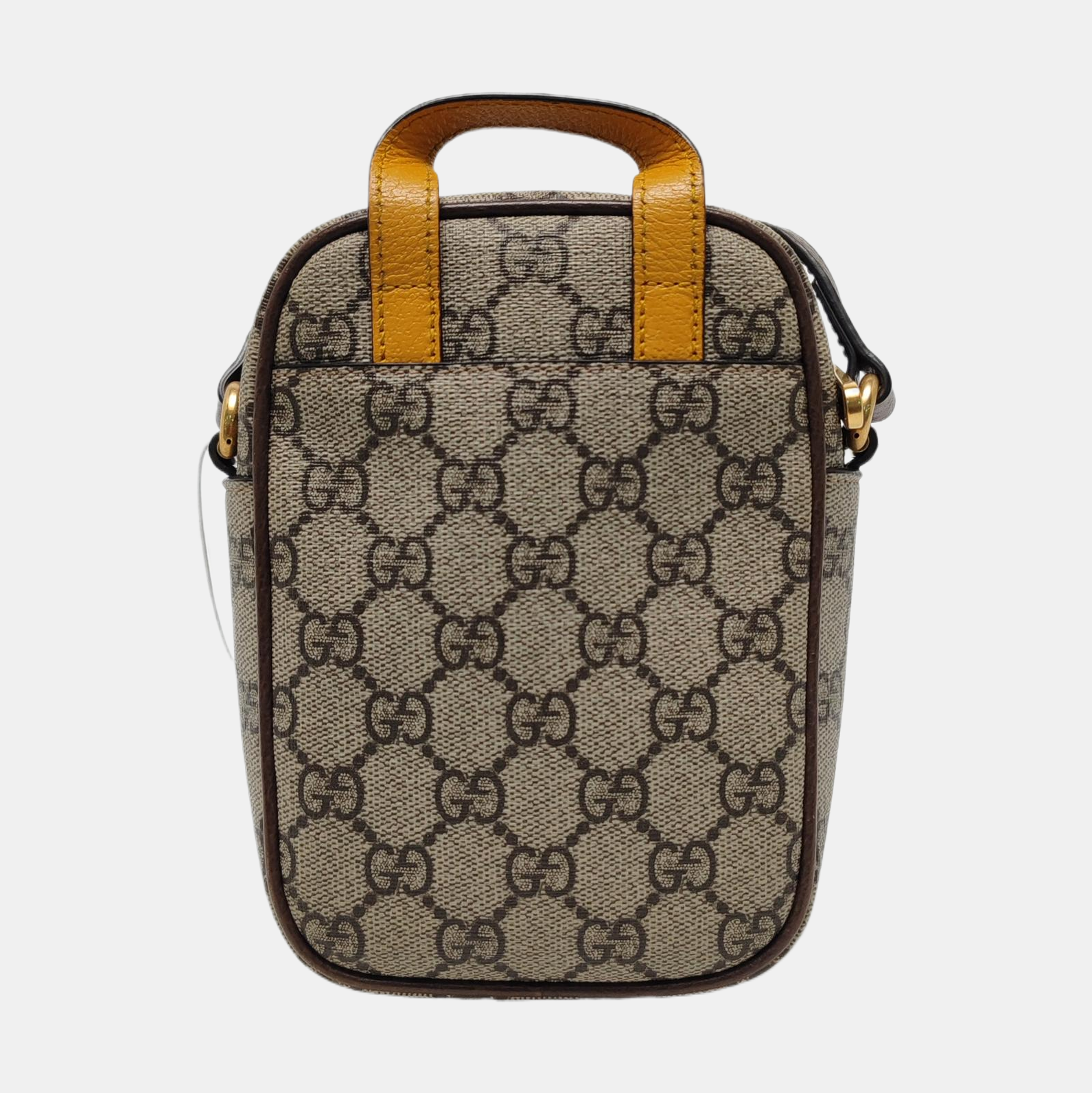 Neo Vintage Mini Monogram Coated Canvas Brown