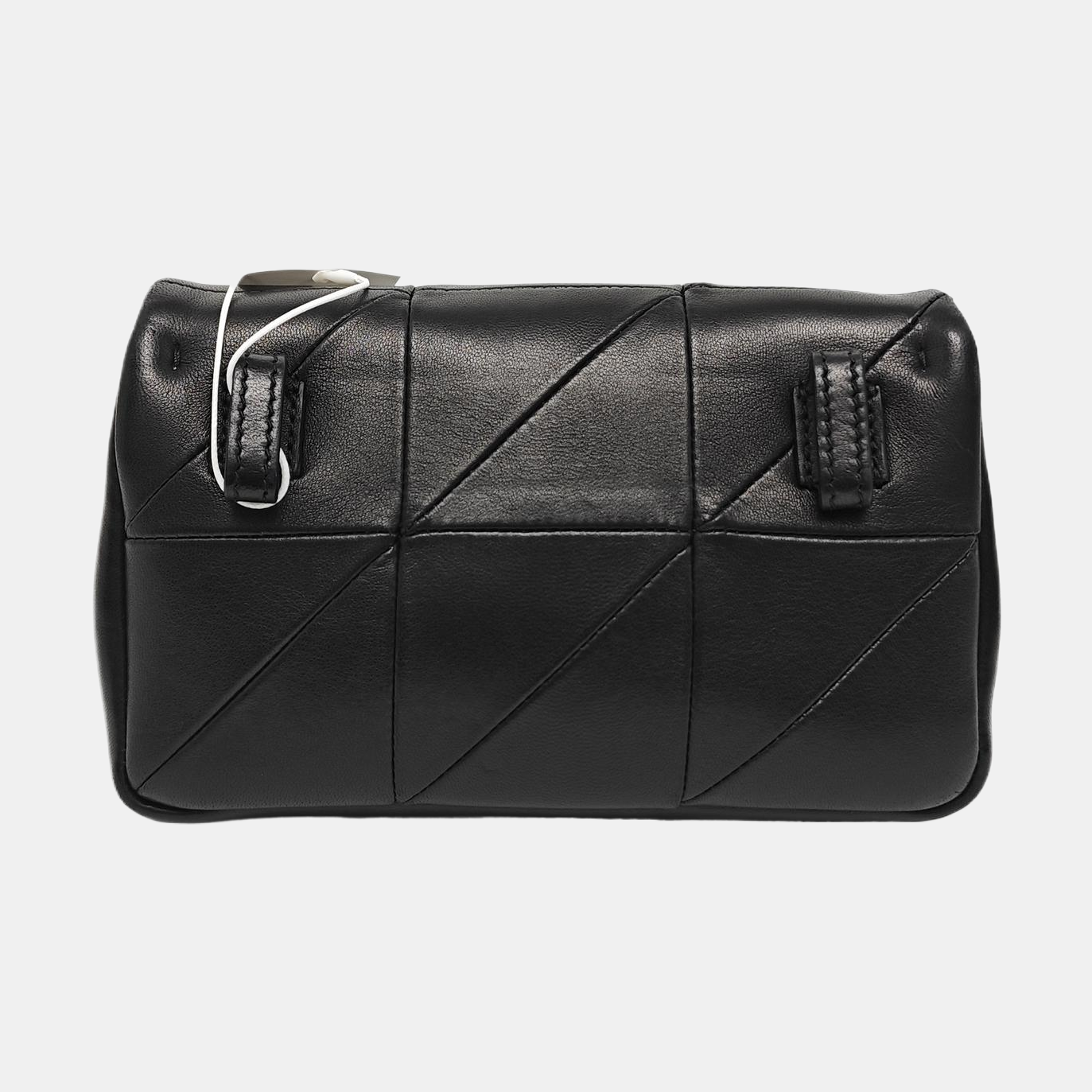 Quilted Lambskin Belt Bag Black