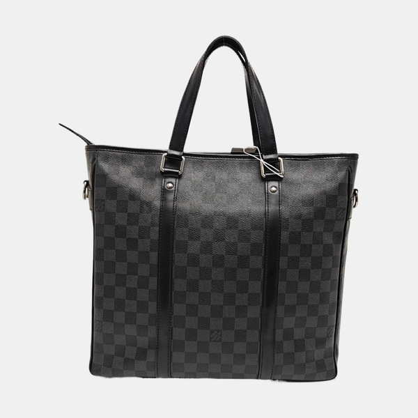 TADAO PM Damier Graphite Coated Canvas Gray