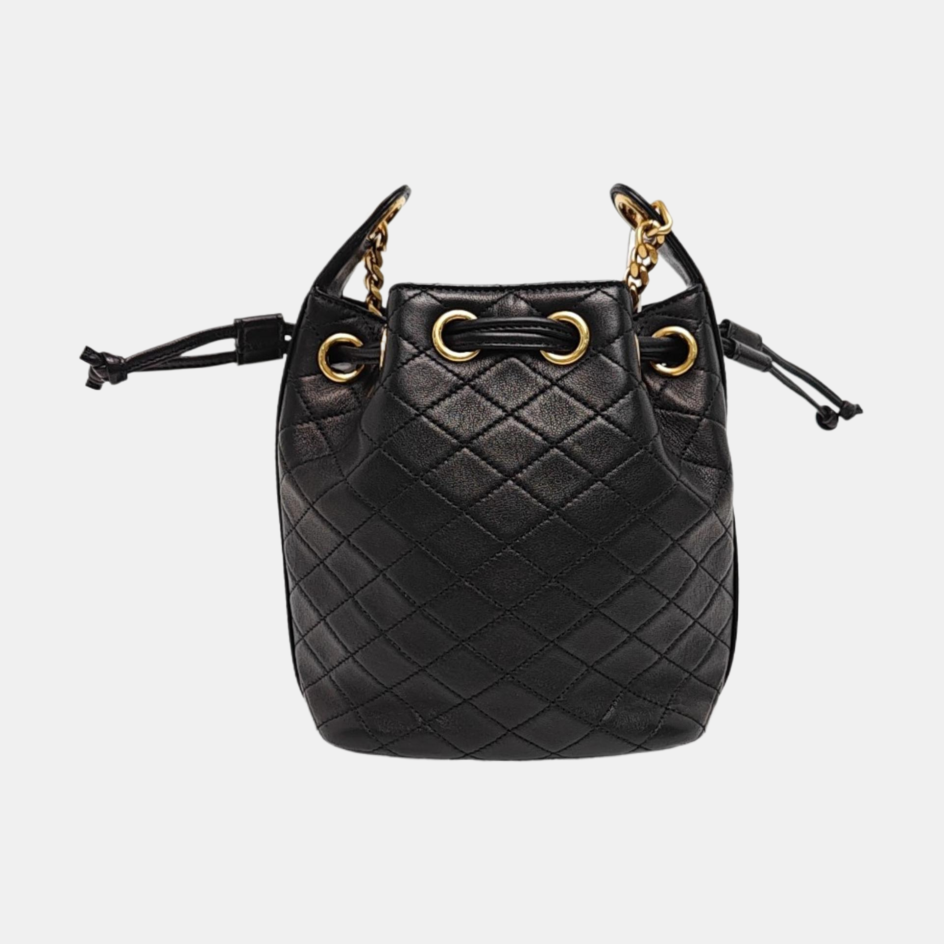 CASSANDRE Quilted Lambskin Black