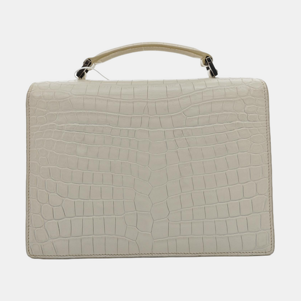 BELLECHASSE Calfskin White