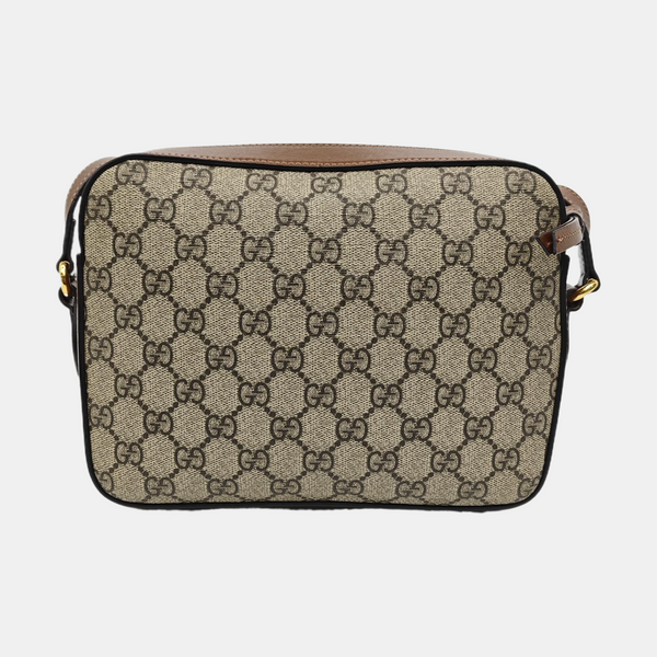 Horsebit 1955 Small Coated Canvas Beige