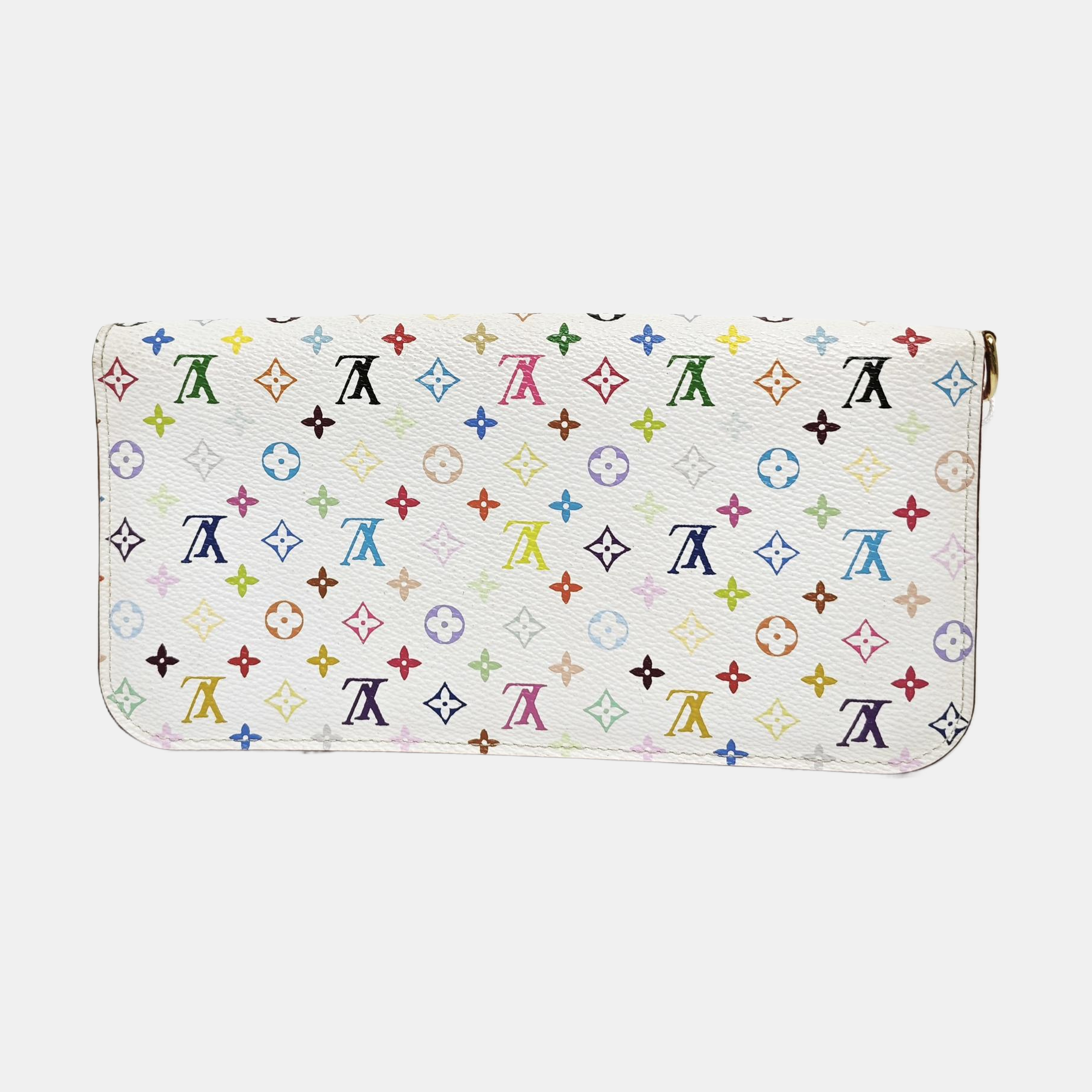 LV × TM INSOLITE Monogram Coated Canvas White Wallet
