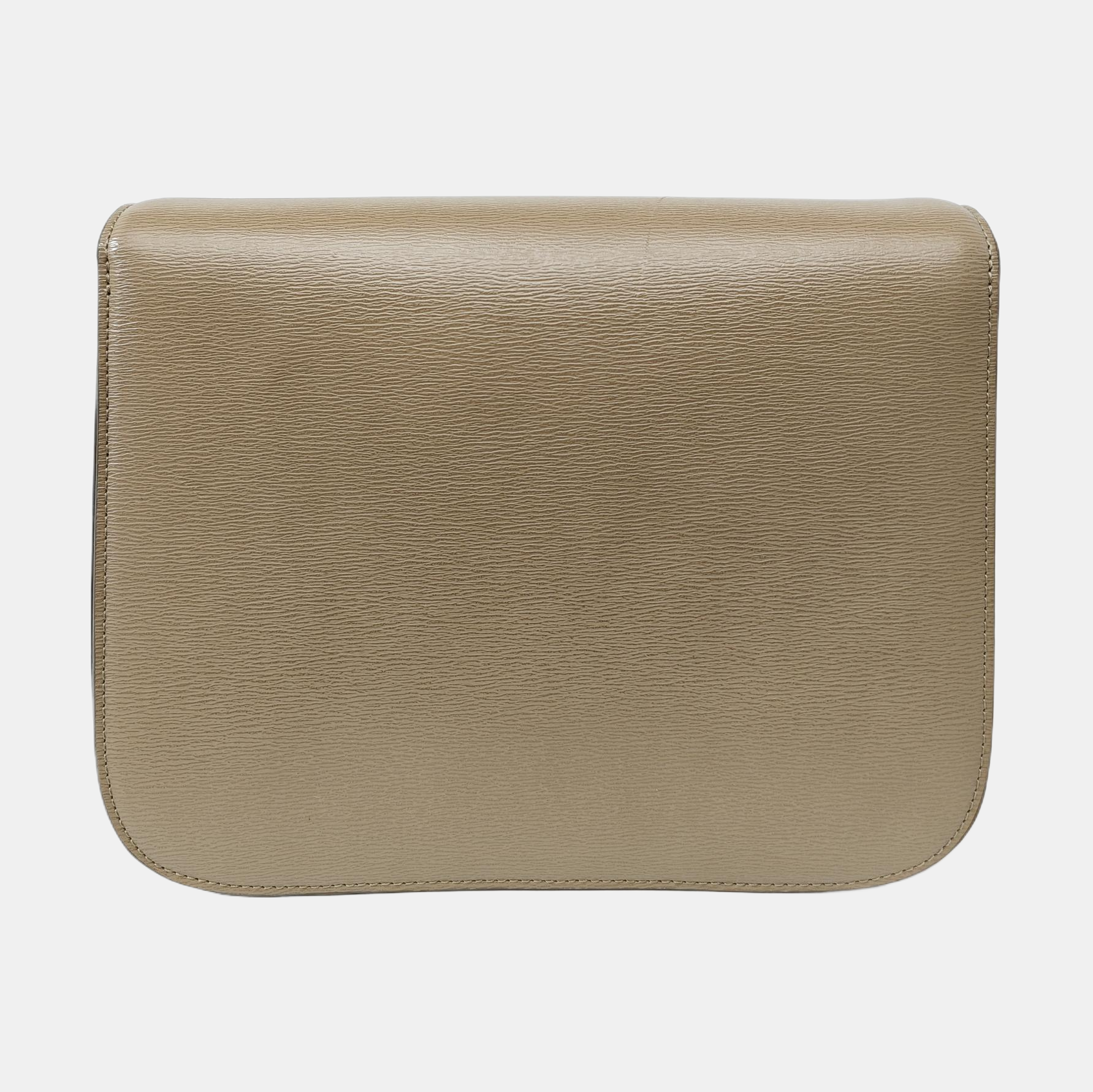 CLASSIC BOX Medium Calfskin Beige