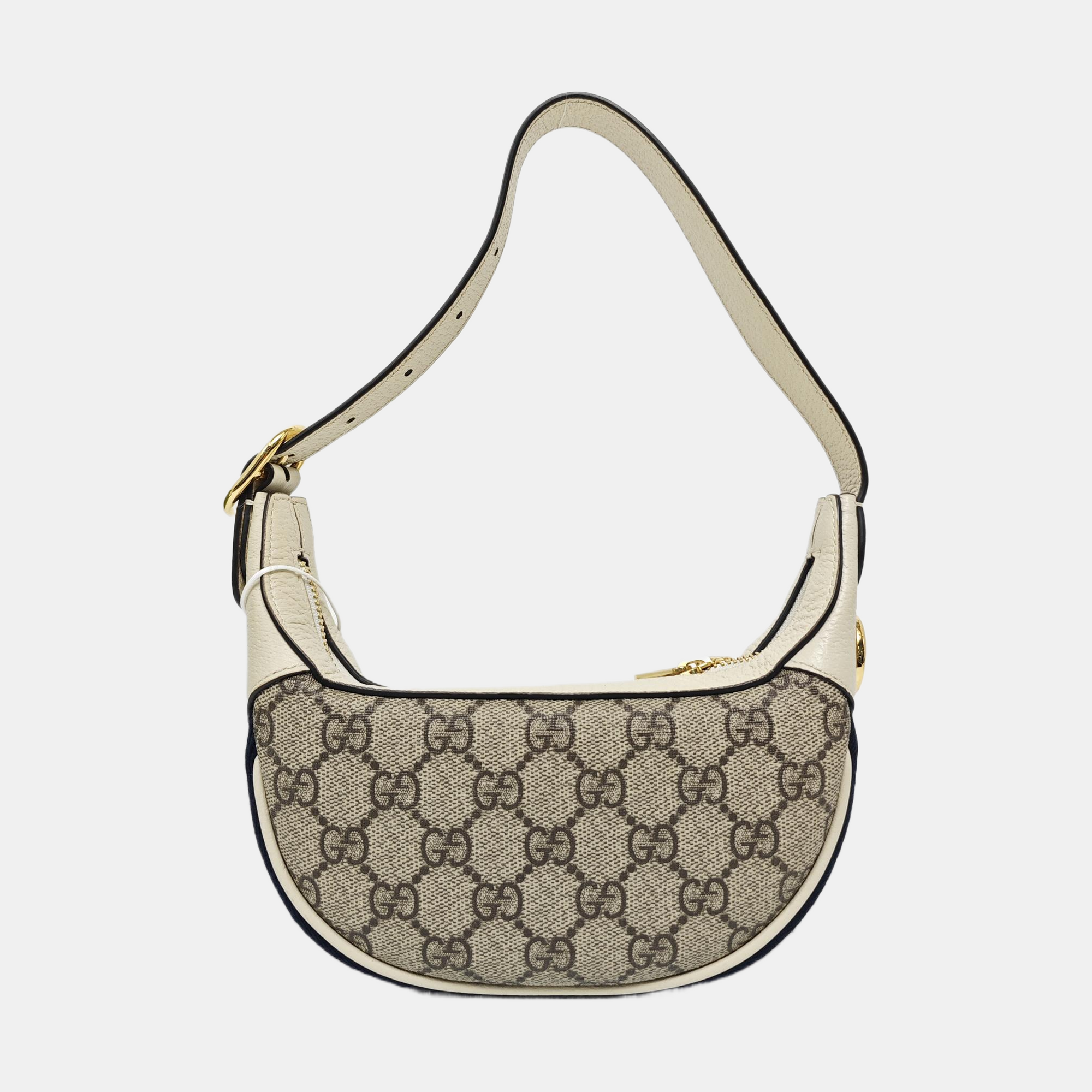 Ophidia Mini Monogram Coated Canvas Beige