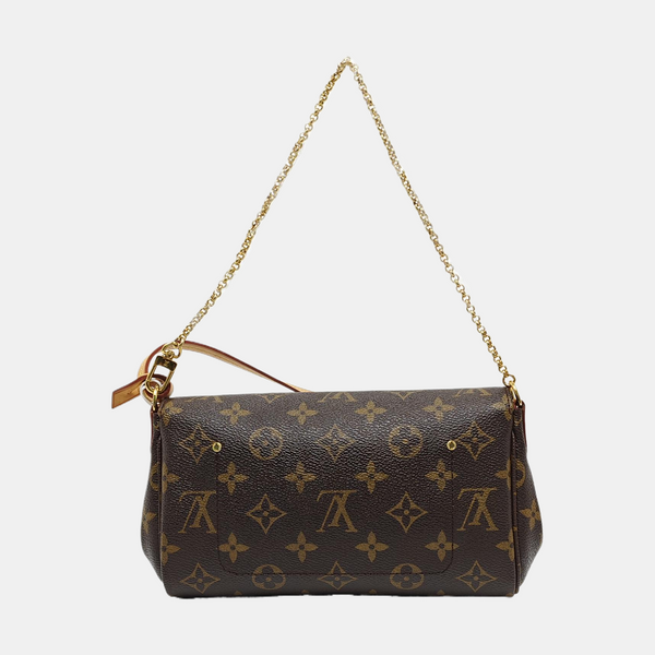 FAVORITE PM Monogram Coated Canvas Brown
