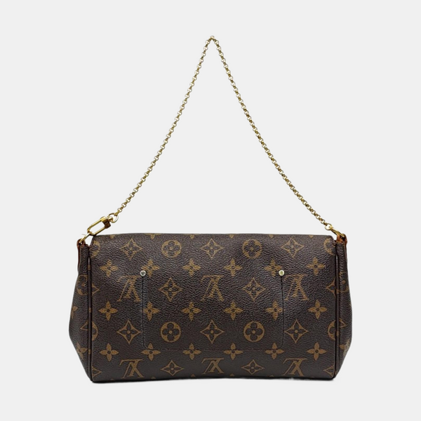 FAVORITE PM Monogram Coated Canvas Brown