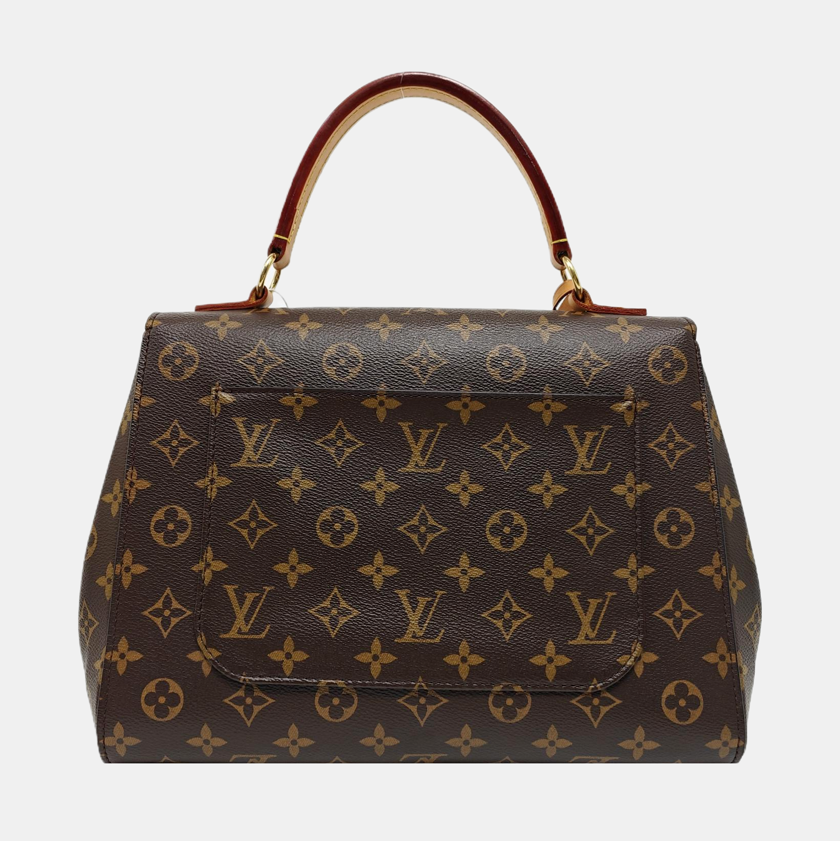 CLUNY MM Monogram Coated Canvas Brown