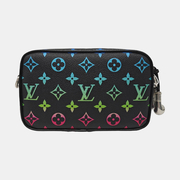 TROCADERO Monogram Coated Canvas Black