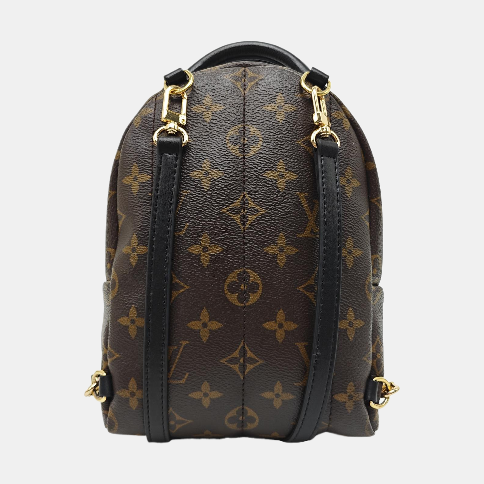 PALM SPRINGS Mini Monogram Coated Canvas Brown