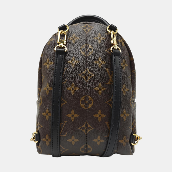 PALM SPRINGS Mini Monogram Coated Canvas Brown