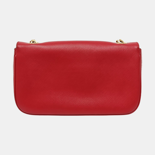Calfskin Shoulder Bag Red