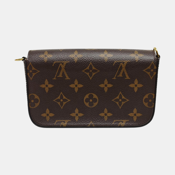 FÉLICIE Monogram Coated Canvas Brown