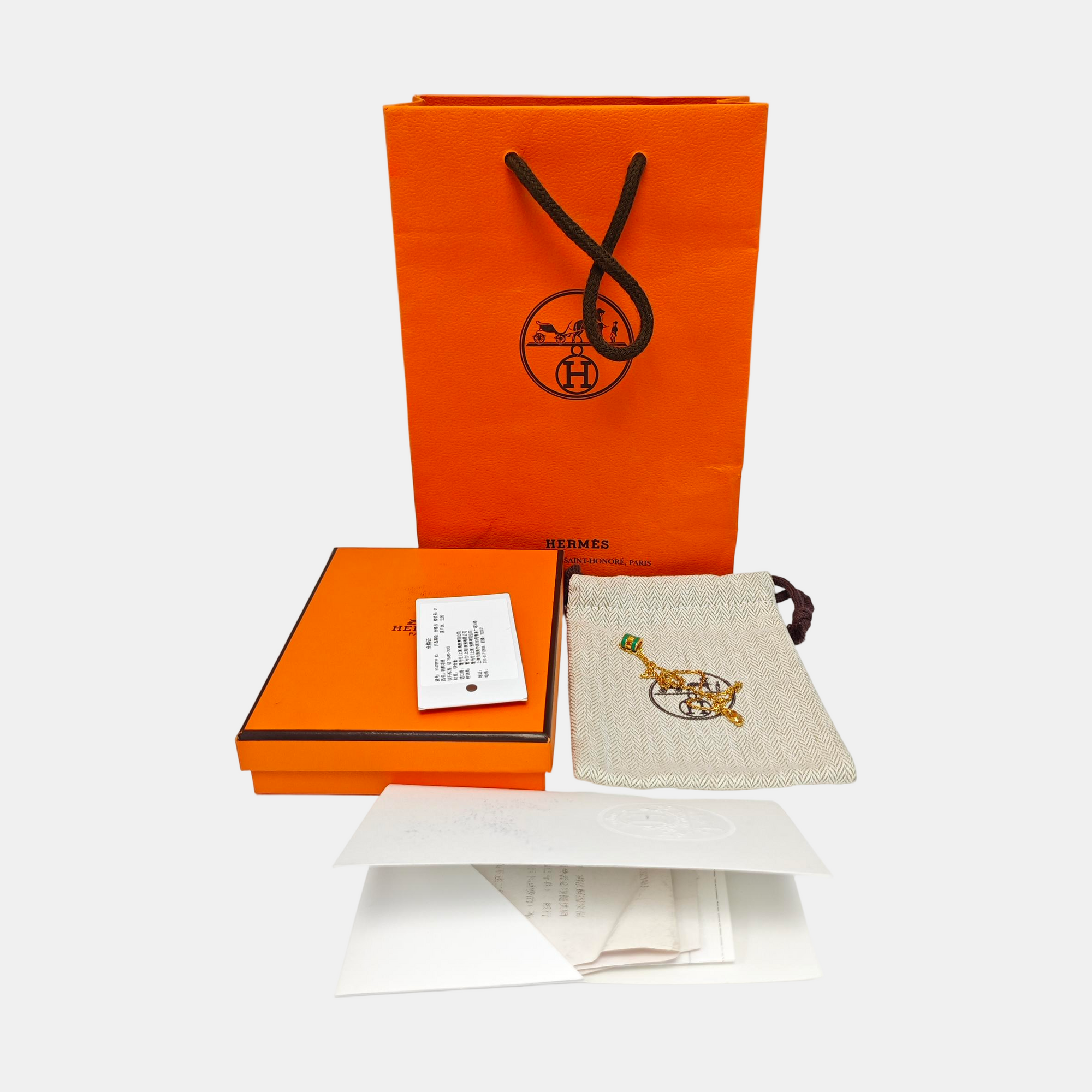 Pop H Metal Gold Necklace