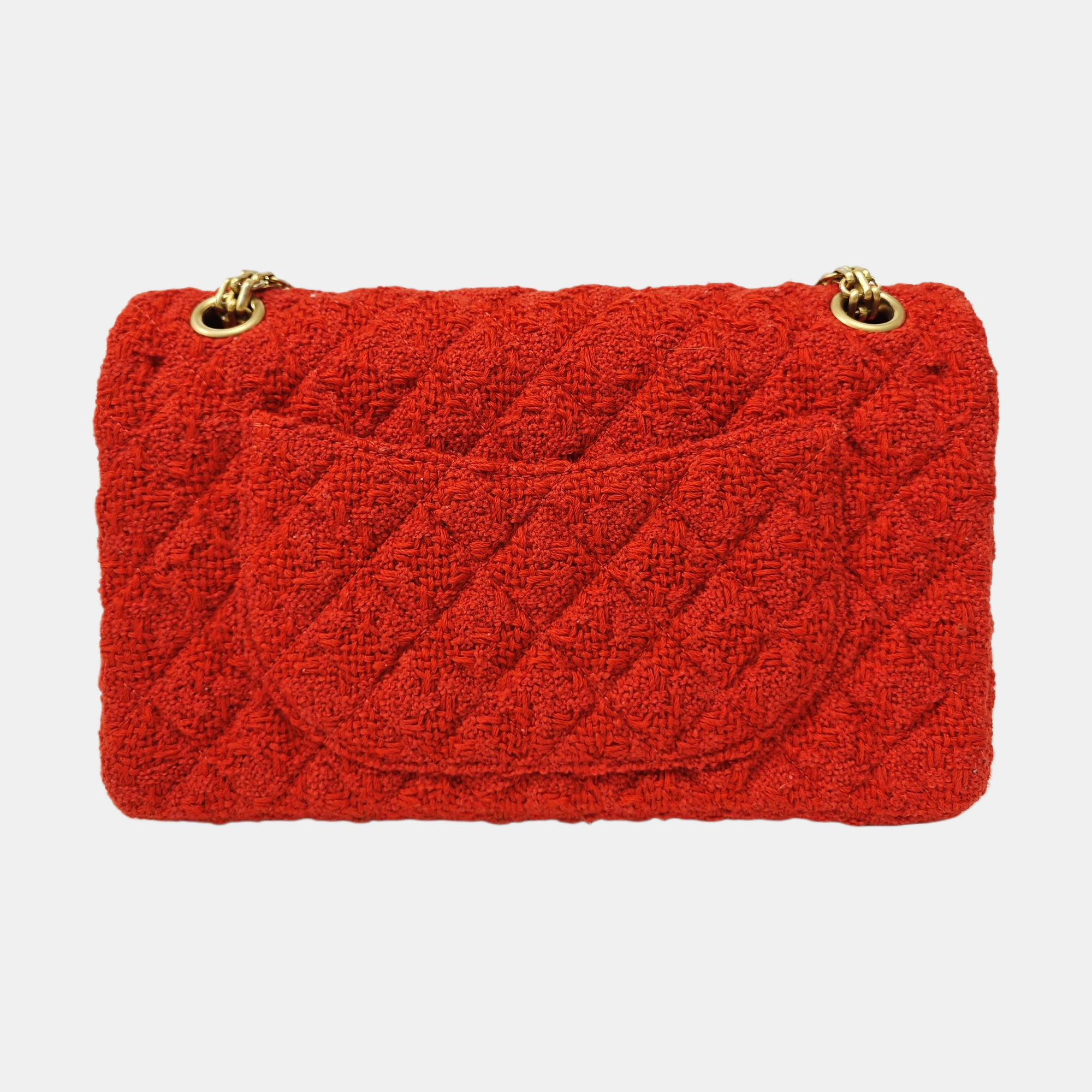 2.55 225 (small) Quilted Fabric Red