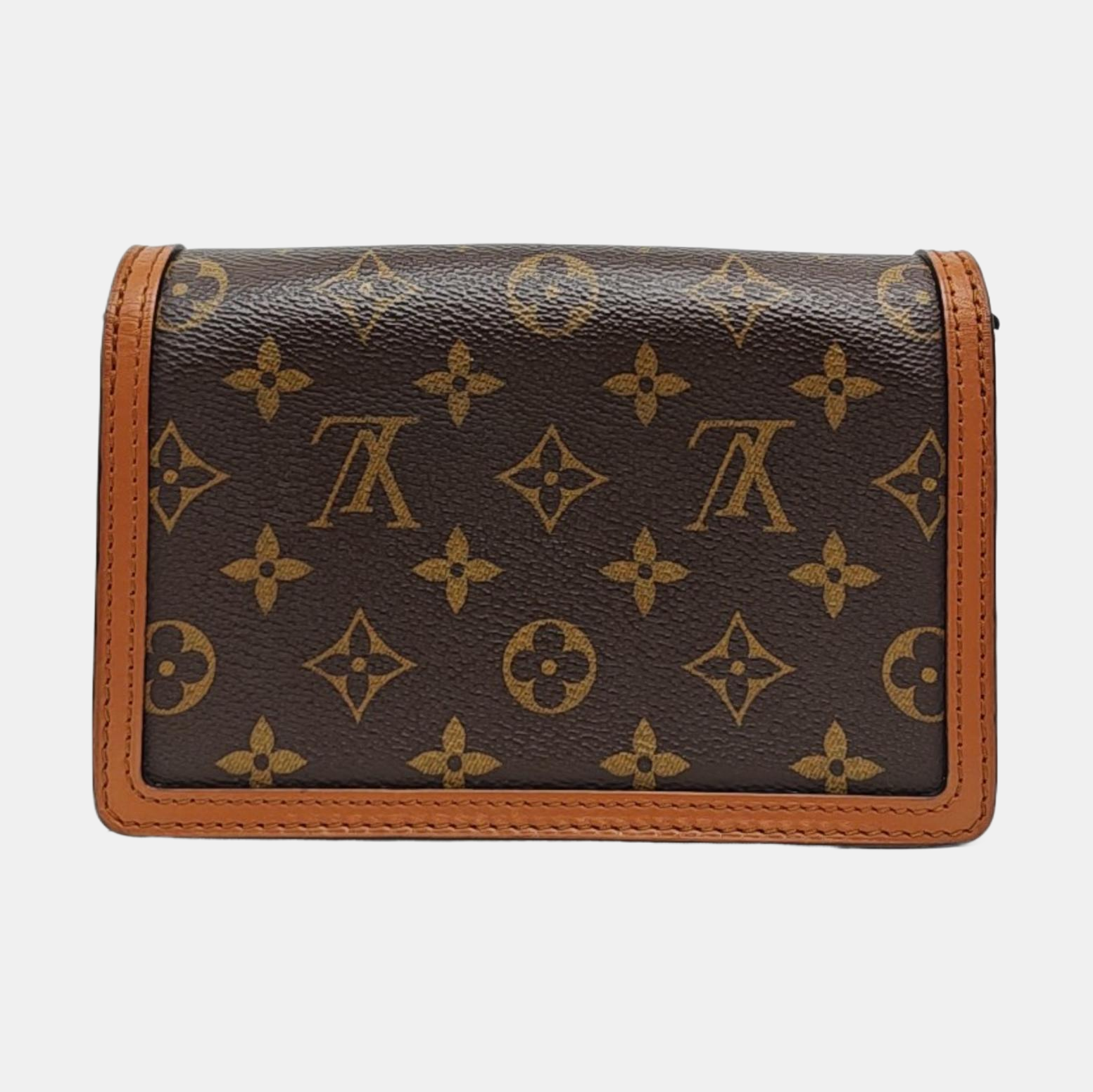 DAUPHINE WOC Monogram Coated Canvas Brown