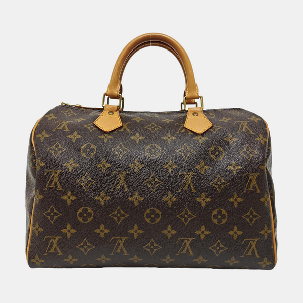 SPEEDY 30 Monogram Coated Canvas Brown