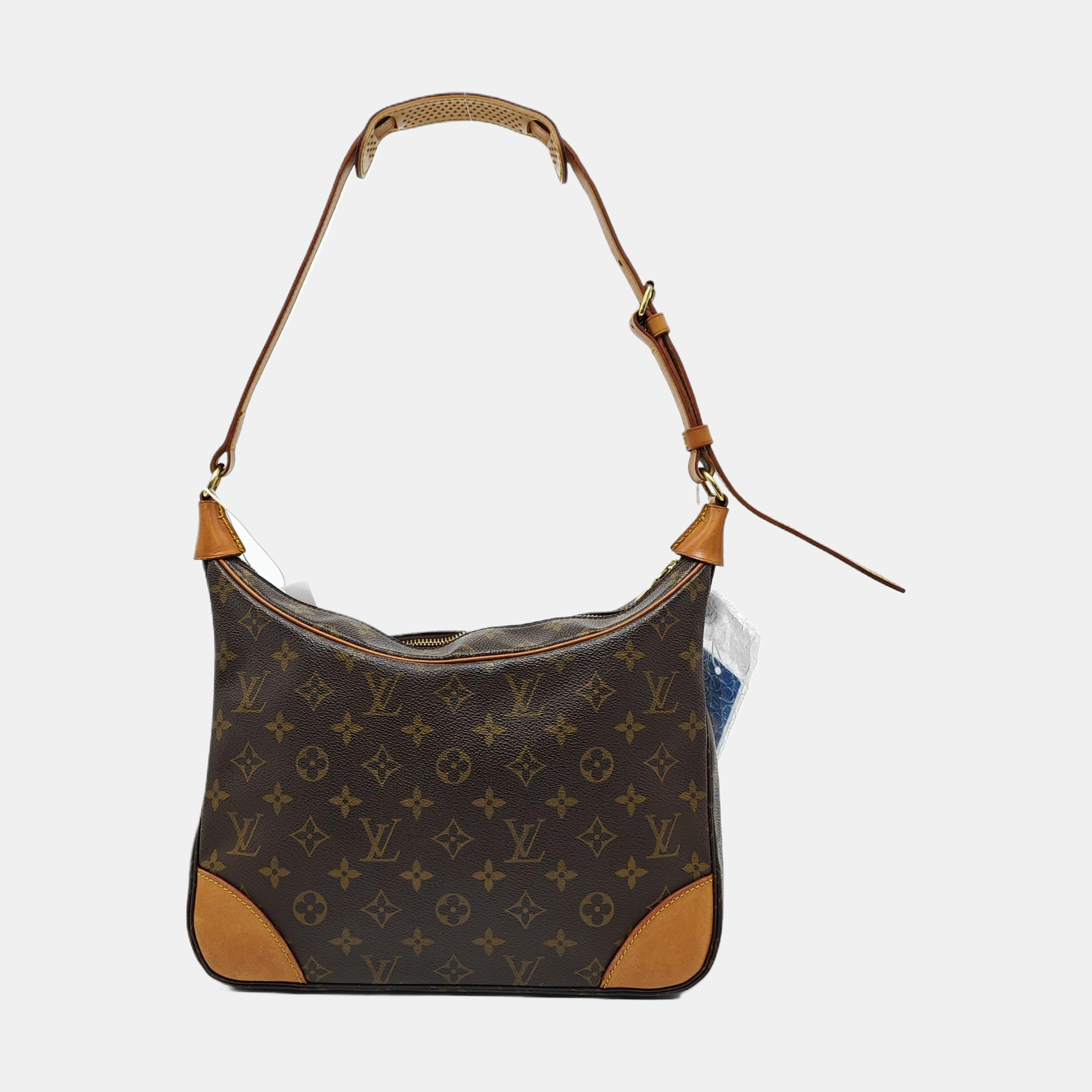 BOULOGNE Monogram Coated Canvas Brown