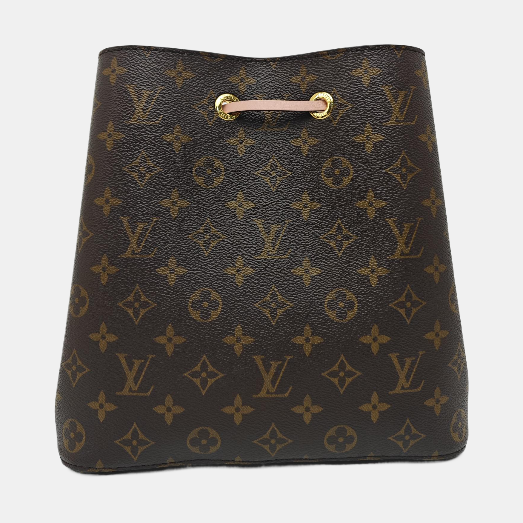NÉONOÉ MM Monogram Coated Canvas Brown