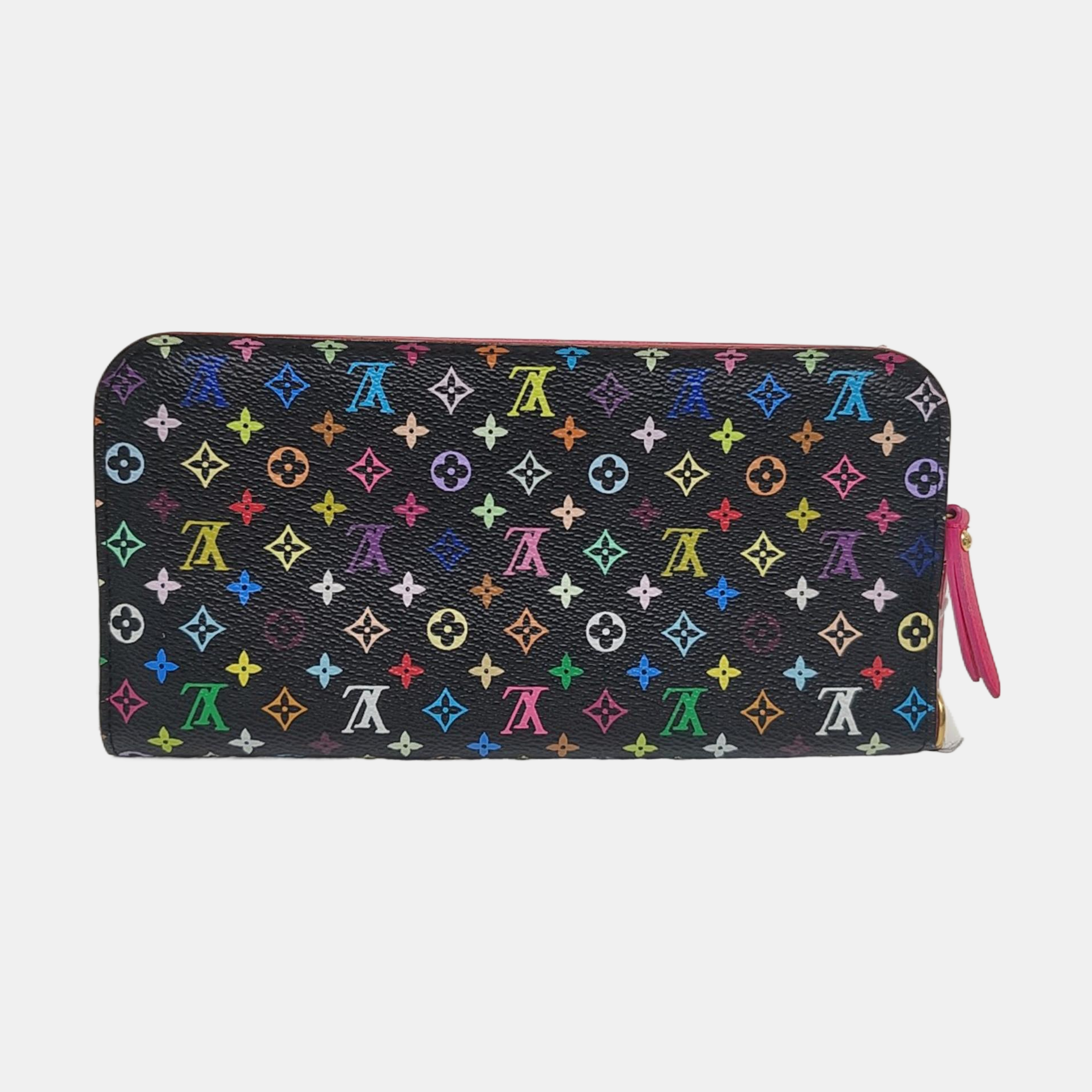 LV × TM INSOLITE Monogram Coated Canvas Black Wallet