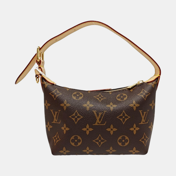 HILLS Monogram Coated Canvas Brown