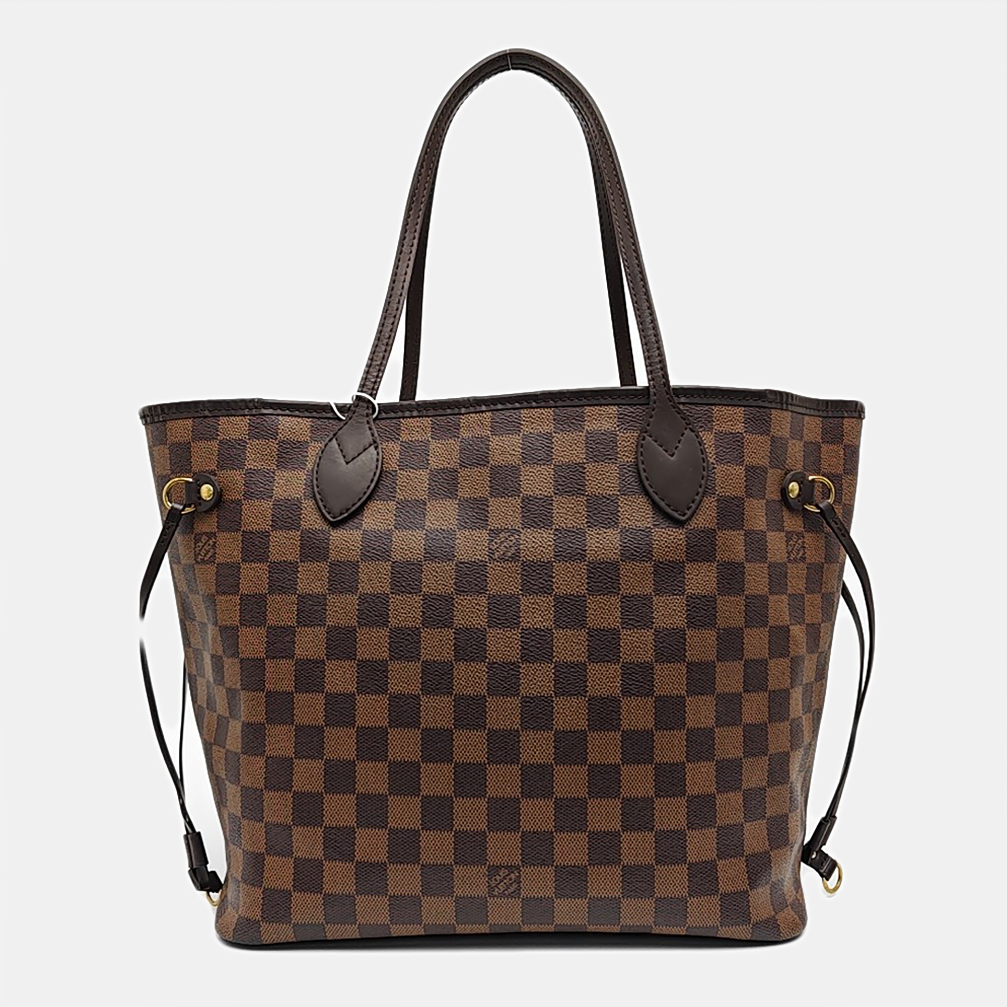 NEVERFULL MM Damier Ebene Coated Canvas Brown