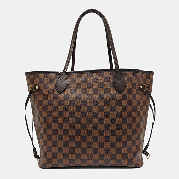 NEVERFULL MM Damier Ebene Coated Canvas Brown