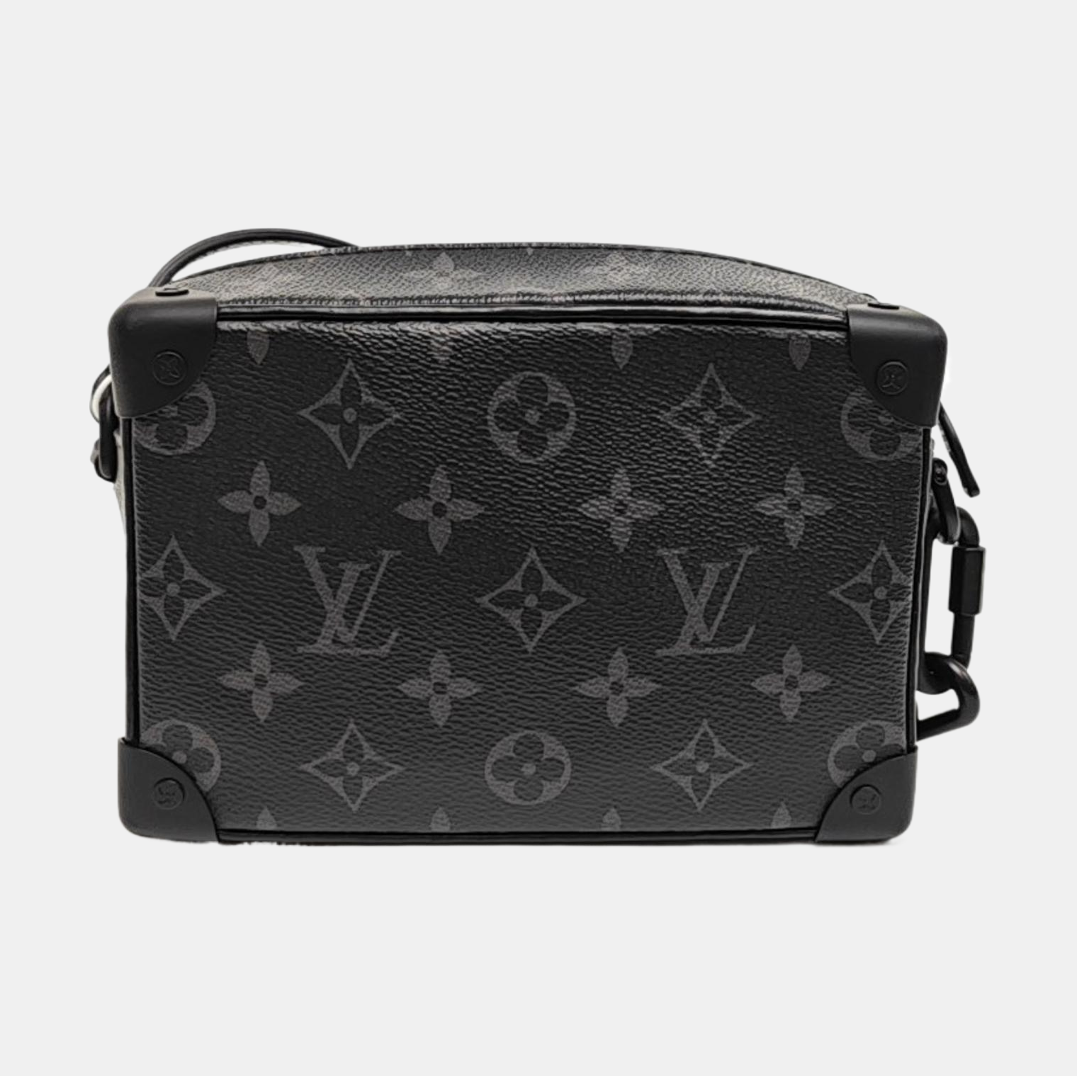 SOFT TRUNK Mini Monogram Coated Canvas Black