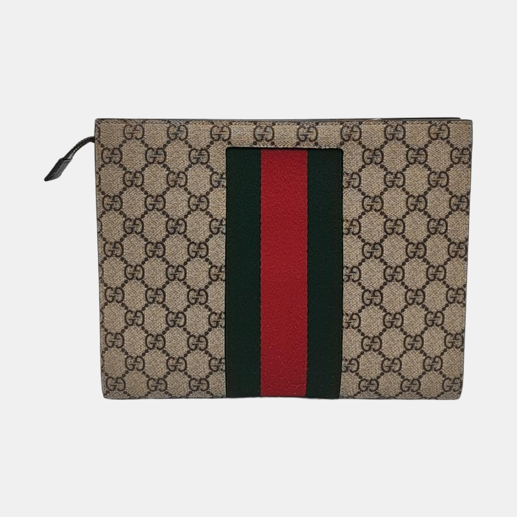 GG Supreme Monogram Coated Canvas Black
