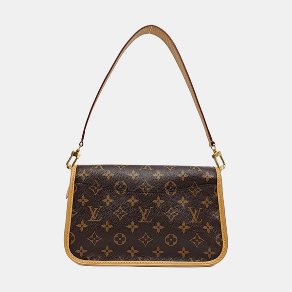 DIANE Monogram Coated Canvas Brown