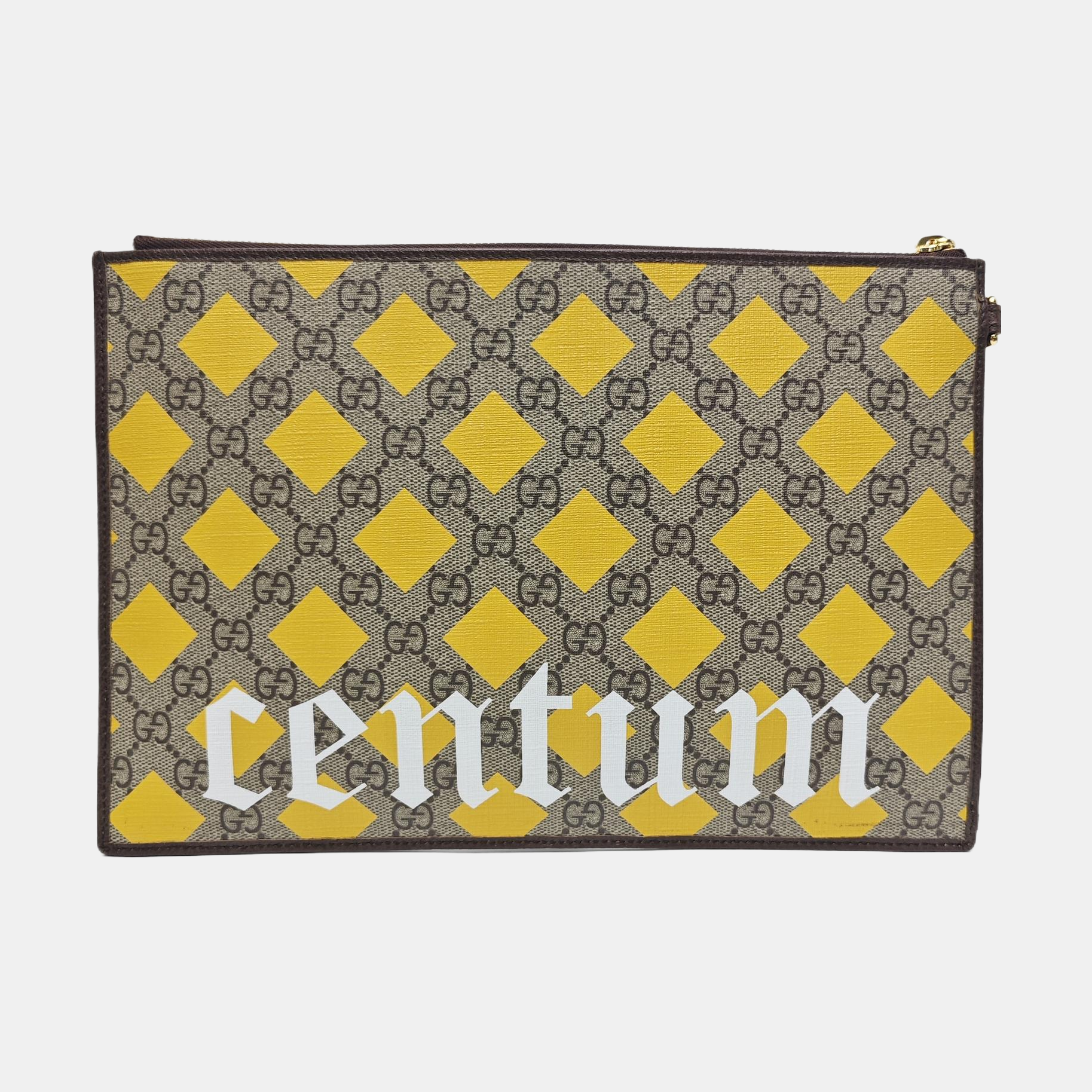 Courrier Monogram Coated Canvas Beige
