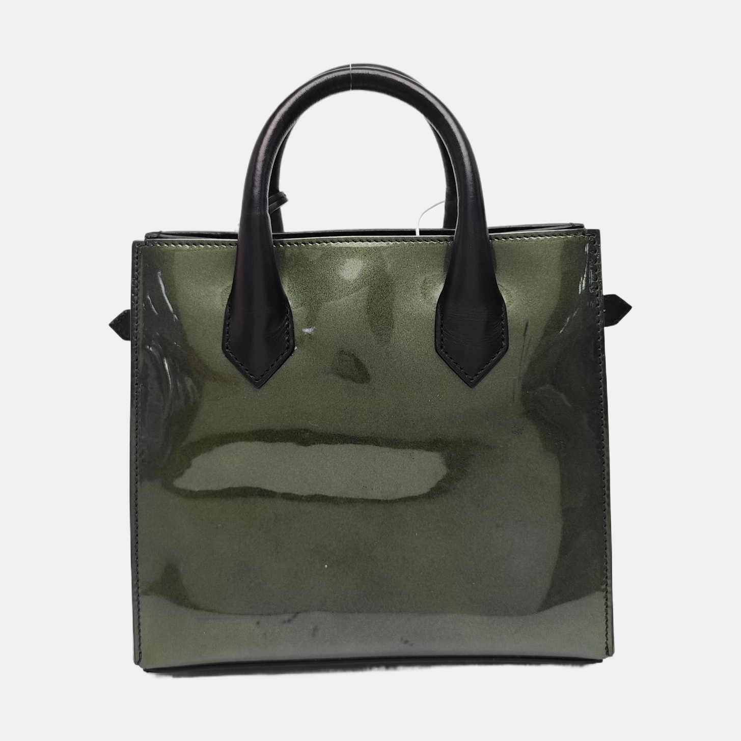 Padlock Work Patent Leather Green
