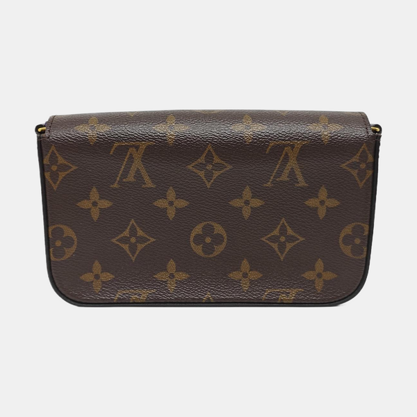 FÉLICIE Monogram Coated Canvas Brown