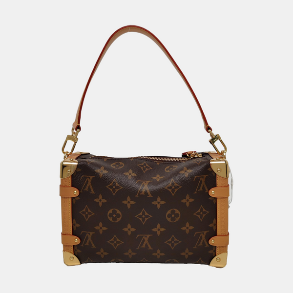 SIDE TRUNK MM Monogram Coated Canvas Brown