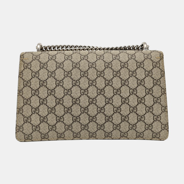 Dionysus Small Monogram Coated Canvas Black